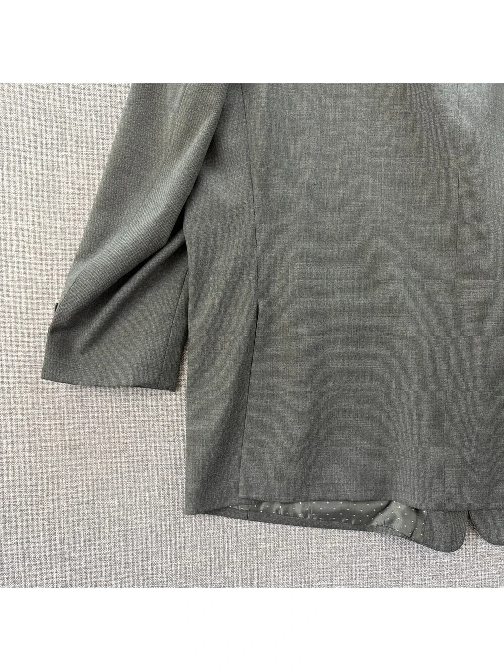 Collection by Michael Strahan 52R Gray Sport Coat Blazer Wool Blend Classic Fit